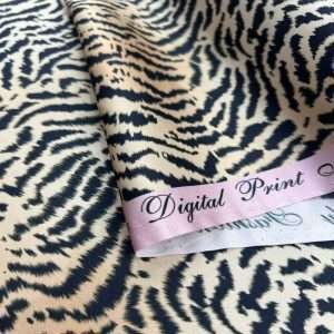 حرير كريب رسمة الزيبرا