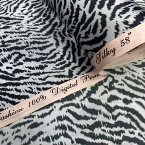 حرير كريب رسمة الزيبرا