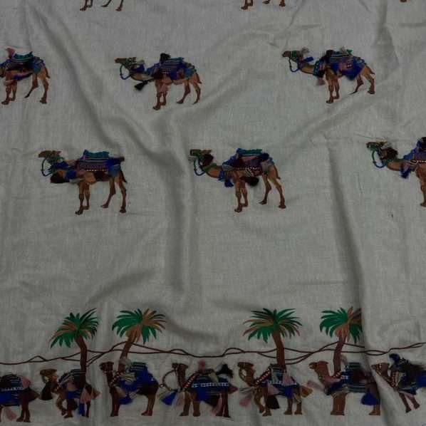 لينن مطرز تصميم خاص وحصري