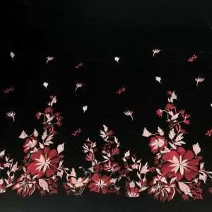 مخمل صيني مطرز الطرف