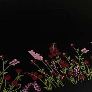 Alternative view of كريب ملكي نصف القمر بتطريز الطرف