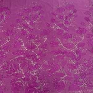 تل مطرز بالخرز وورود من التل