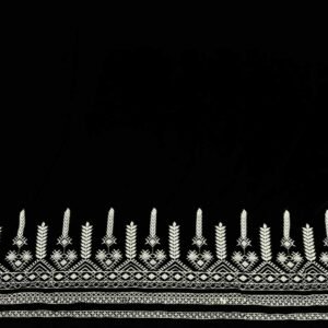 مخمل مطرز الطرف