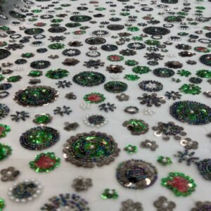 Alternative view of تل مطرز بالخرز والترتر