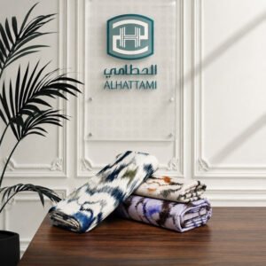 قماش كريب حرير مشجر استرتش بنسبة 4%