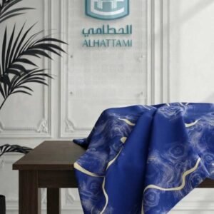 قماش كريب حرير مشجر